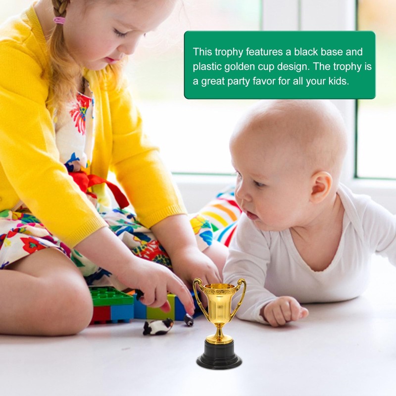NUOBESTY 20pcs Cup Trophy Plastic Award Trophy for Children Competitions