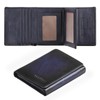 Trifold Wallets for Men Genuine Leather Large Capacity RFID Blocking,