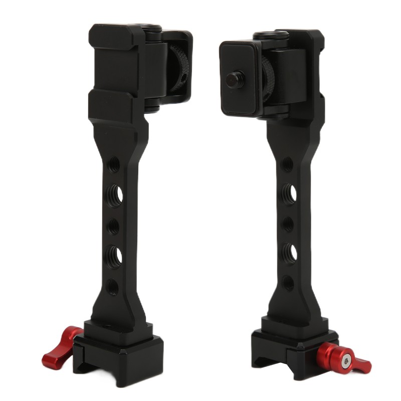 180° Rotatable Extension Bracket for Monitor Microphone LED Light for