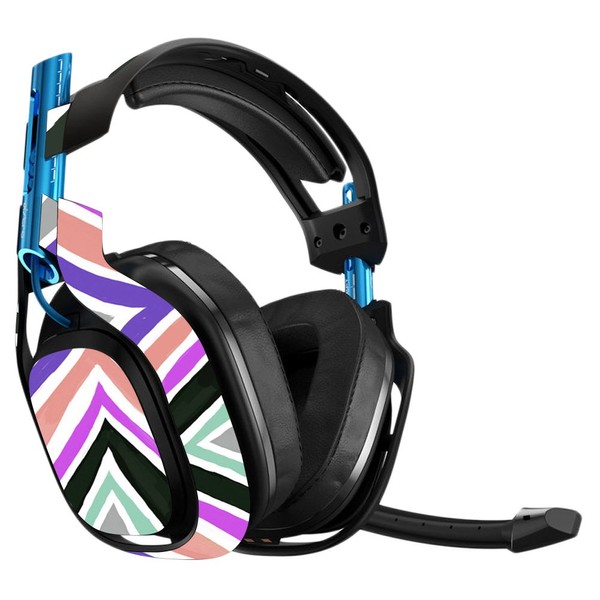 MightySkins Skin Compatible with Astro A50 Gaming Headset - Colorful
