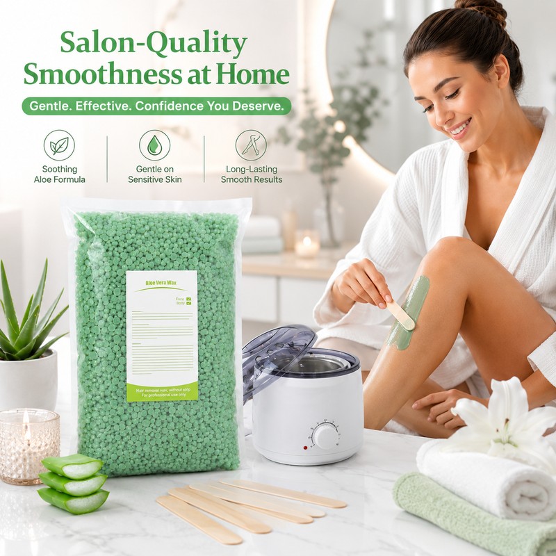 Hard Wax Beads for Hair Removal – Strawberry Formula Wax