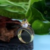 Tuwiqsdi Frog Pear Ring Fashion Jewelry 18k Gold Filled Toad