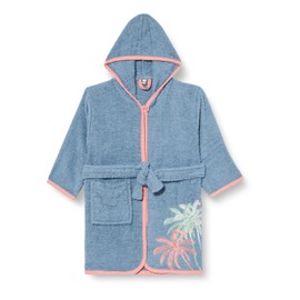 Playshoes Unisex Children's Terrycloth Bathrobe/Dressing Gown, Palms