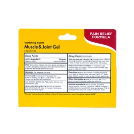 Thera Care Vanishing Scent Muscle & Joint Gel | 2.5% Menthol Relief | Soothes Muscle and Joint Aches | Non-Greasy | 2 oz