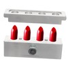 MERRYHAPY Diy Lipstick Kit 4 Holes Aluminum Molds Lipstick Making