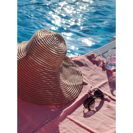 100% Cotton Classy Turkish Beach Towels Super Absorbent Lightweight Compact Sand Free Quick Dry Peshtemal for Travel Bath Gym Pool Yoga Blanket Shawl Sofa Cover Large Premium Effective (Pink, 36x67")