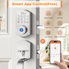 Probrico Smart Keyless Entry Door Lock Deadbolt,Front Door Handleset with