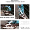Textiluxe Moon Backflow Incense Burner, Waterfall Incense Burner, with 100