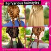 Teenitor Black Hair Elastics Ties, 300pcs Rubber Bands Hair Soft