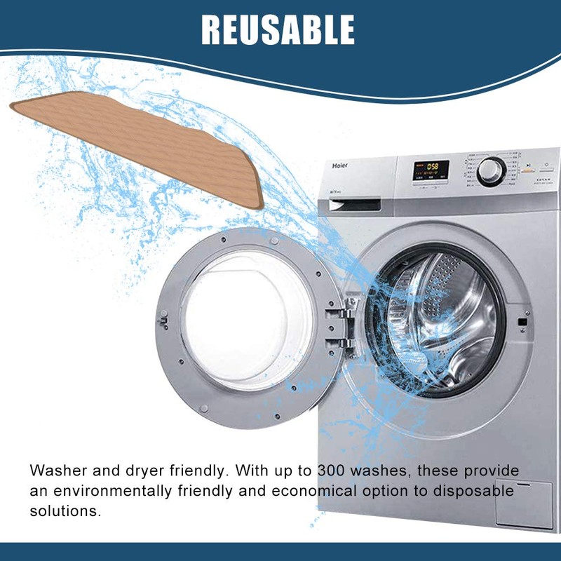 GRUENERDE Waterproof Incontinence Pads for Chair 2pcs Washable Seat Pads