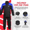 HWK Motorcycle Rain Suit for Men and Women, Two-Piece Waterproof