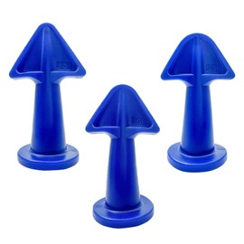 3Pcs Caulk Nozzle Applicator Sealant Finishing Tool,Reusable Applicator,Silicone Caulking Tools(Blue-6.5R,10R,13R)