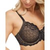 Chantelle Women's Rive Gauche Full Coverage Unlined Bra,Black,40F (40DDD)