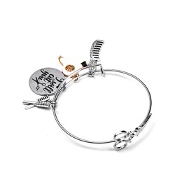 Colorful BLING - Peine de tijera para secador de pelo con borla y estilista de diamantes para peluquero, Bracelet, 1