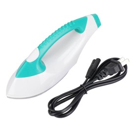 Mini Electric Iron Portable Electric Iron Handheld Electric Iron Abs Travel Iron Mini Electric Iron Abs Portable Handheld Clothing Iron Machine for Dormitory Travel Us Plug 110v