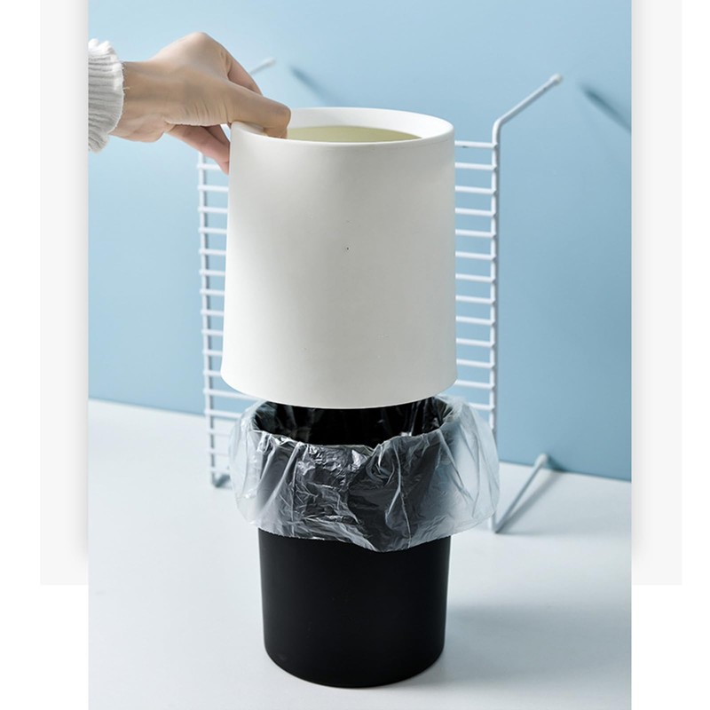 ETRAVEL Desk Trash Can Desktop Trash Can Stylish Mini Trash