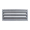 Miller Shingle Clear Cedar Foundation Vent with Louvers, Primed -