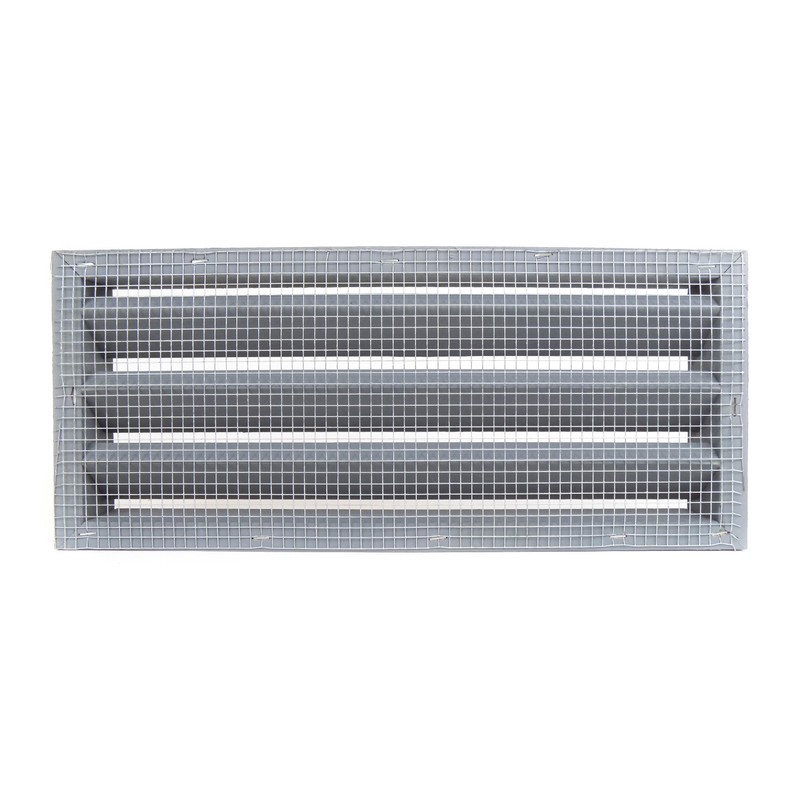 Miller Shingle Clear Cedar Foundation Vent with Louvers, Primed -