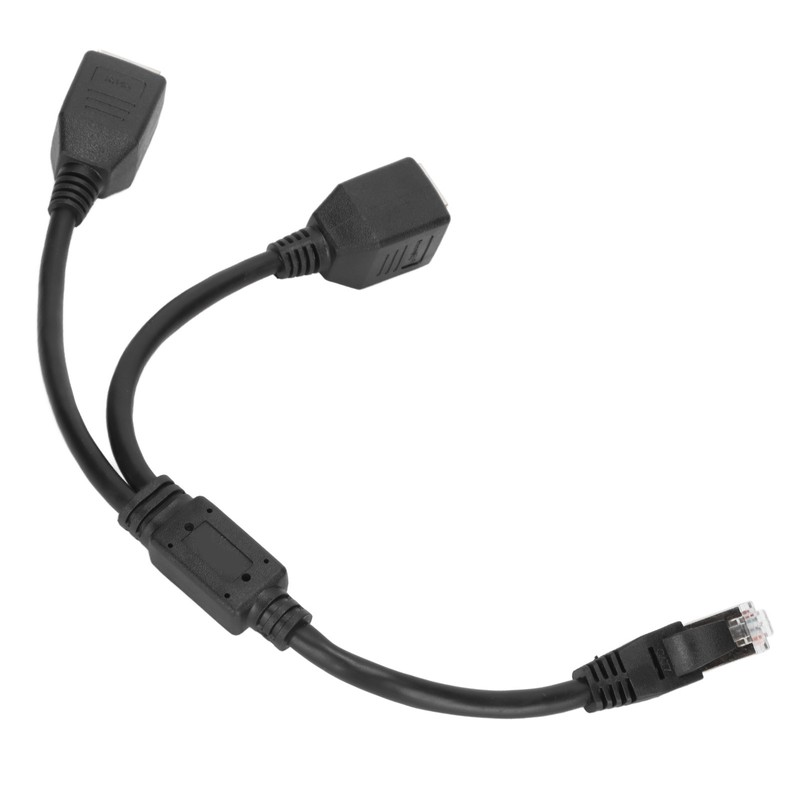 RJ45 Ethernet Adapter Cable Extension Function 1 to 2 Port