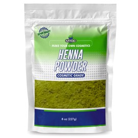 Myoc Henna Powder – Cosmetic Grade | For Hair & Skin Care Formulations | Fine Herbal Powder for DIY Hair Masks, Cleansers & Soaps | 227g / 8 Oz