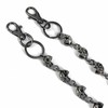 XBUIFH Punk Heavy Skull Strong Key Jeans Pant Chain Men