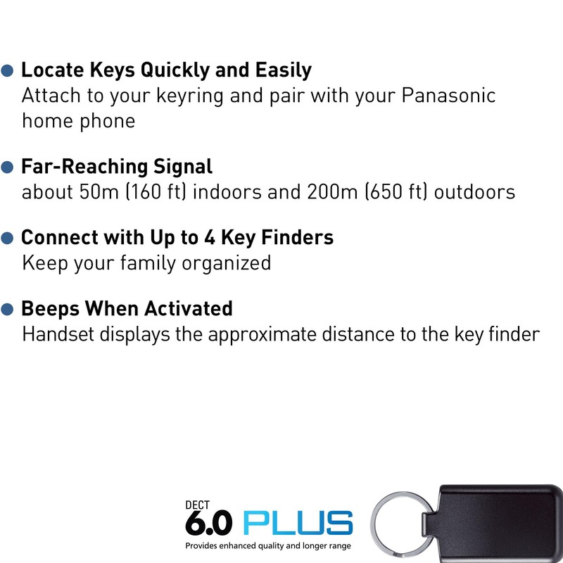 PANASONIC KX-TGA20B 200-Yard Key Detector