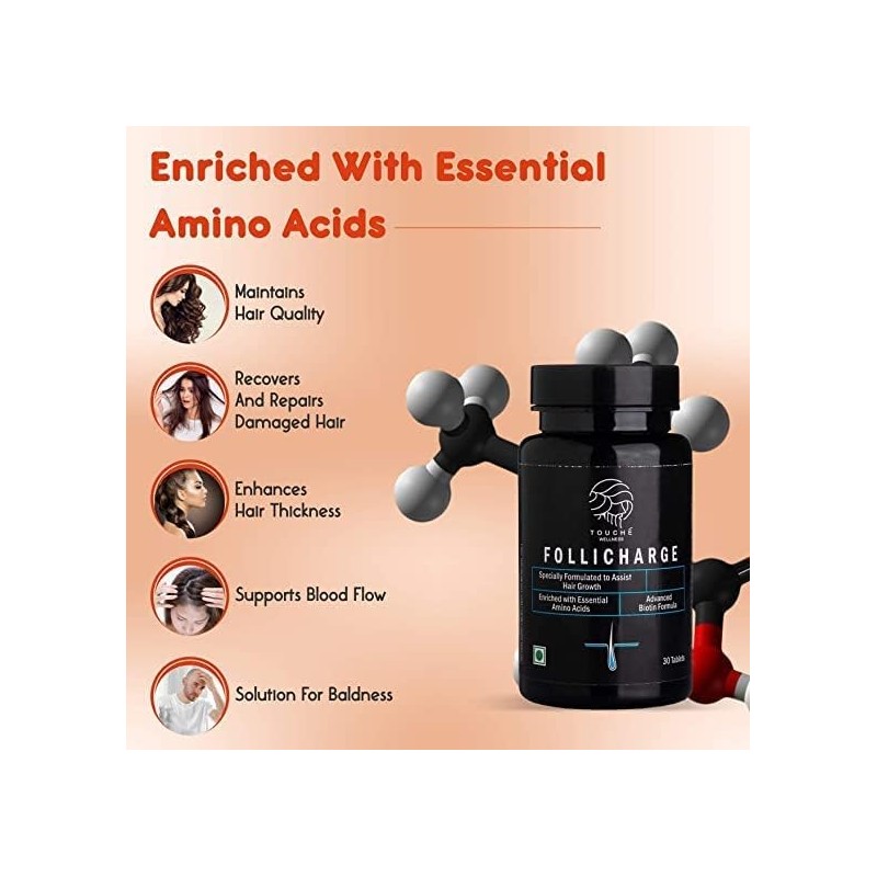 Generic Follicharge Multivitamin Tablets for Men and Women, 30 Tablets