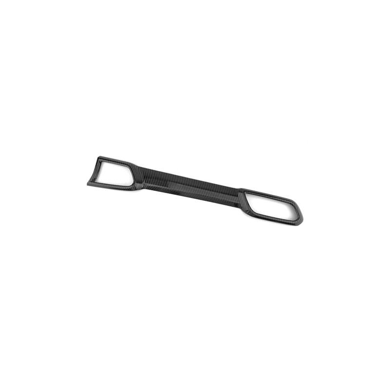 JUIVEEL Carbon Fiber Pattern ABS Co-Pilot Dashboard Handle Decor Cover