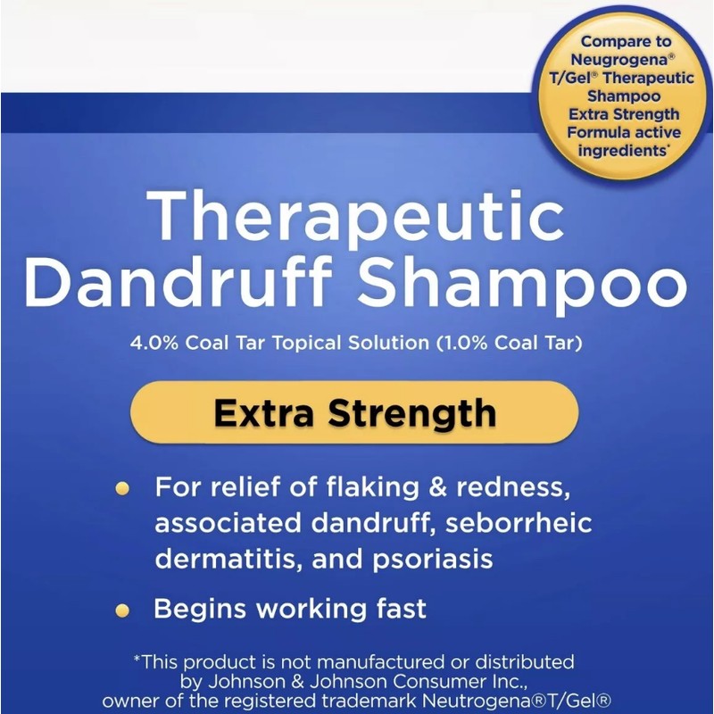 NEW EXTRA STRENGTH Equate T-Gel Shampoo Compare to Neutrogena T/Gel