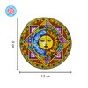Thorness Sun and moon eclipse glass sun catcher 150mm with