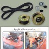 131-4529 125-2532 Pulley Kit/120-3335 Belt-Synchronous Compatible with Toro 30" Deck