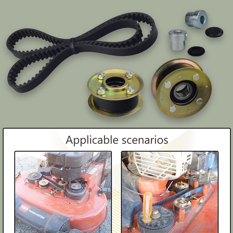 131-4529 125-2532 Pulley Kit/120-3335 Belt-Synchronous Compatible with Toro 30" Deck