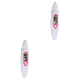 Healeved 2pcs Digital Facial Moisture for Oil and Hydration Analysis Compact Skin Tester for Home Travel and Accurate Device in and White