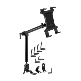 ARKON Mounts - Car Seat Rail Tablet Mount and Holder | Heavy-Duty for Car/Truck | Adjustable Angle & Height | Easy Installation & Removal | 22-inch Arm for Enhanced Accessibility & Convenience