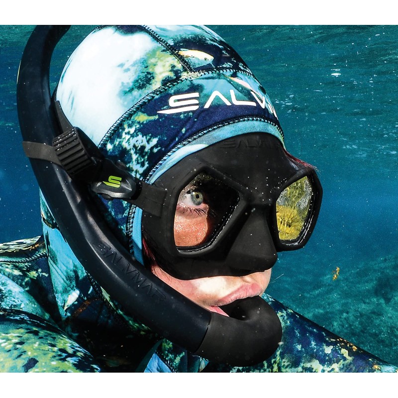 SALVIMAR Hator Mask, Black, Adulto