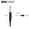 YOKIVE Set of 4 Deep Hole Marker Pens, Black Ink,