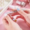 3 Pieces Glass Cuticle Pusher Cuticle Remover Glass Nail File