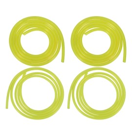 INFINAUTO Petrol Fuel Line 3.3ft 2.5mmx5mm 2mmx3.5mm Gas Line Pipe Hose for Chainsaw, String Trimmer and Blower Petrol PVC Yellow