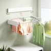 BOQORAD Clothes Drying Rack Wall Mounted 32“,Drying Rack Clothing Wall