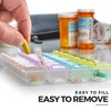 Pill Organizer - Large Pill Organizer with Weekly and Daily