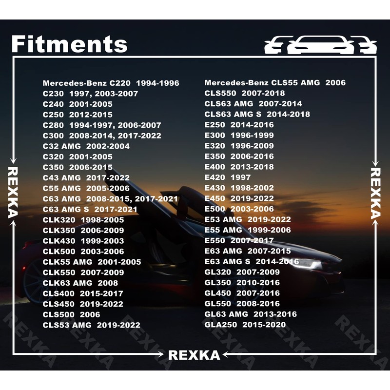 Rexka 15pcs Door Trim Panel Clip with Sealer Compatible with