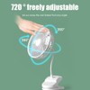 Clip On Fan Portable Rechargeable 720° Rotation Quiet Stroller Fan
