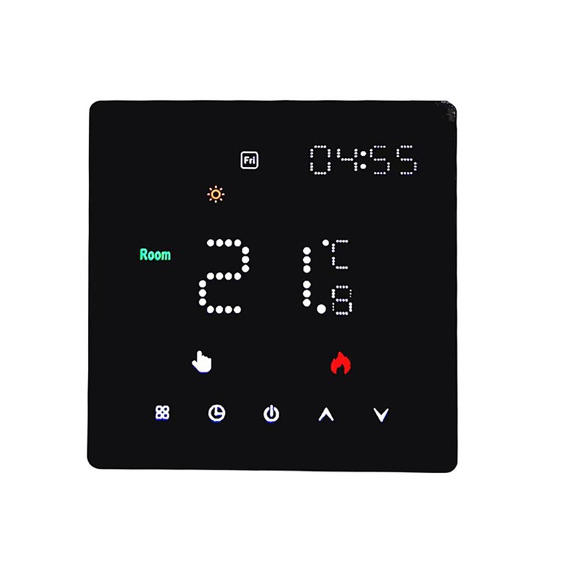 Temperature Controller Weekly Programmable Temperature Timing Setting Light Brightness Adjustable