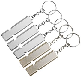Pack of 5 Whistle, Emergency Whistle, Whistle with Key Ring, Whistle Sports Lessons for School, Gym, Outdoor, Camping, Fishing, Hiking, Hunting, Life-Saving in Emergency