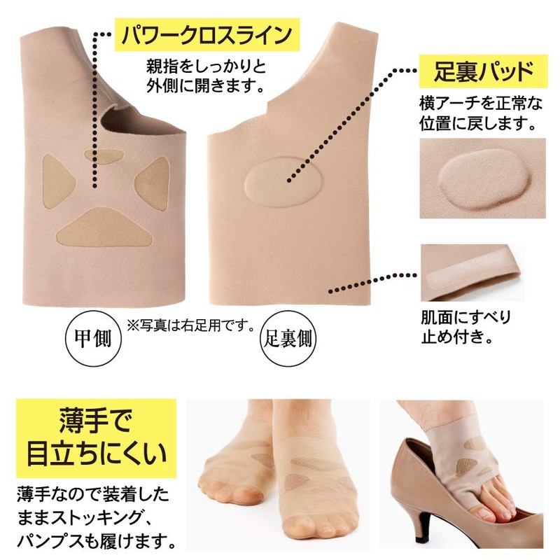 Alphax Bunion Supporter Doctor Bunion Supporter Pita Skin M Size