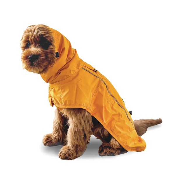 Spark Paws Dog Raincoat, Waterproof Windproof Rain Jacket, For Small