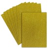 EliteKoopers 10 pcs Gold A4 Glitter Foam Sheets for Christmas
