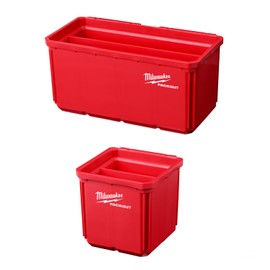 MisakaZoo 2 Size Set (MO-Pack) Milwaukee Tool | Milwaukee Tool 48-22-8062 48-22-8063 Packout Storage Small Items 4.0 x 4.0 x 4.0 inches (102 x 102 x 204 mm), 1 Each