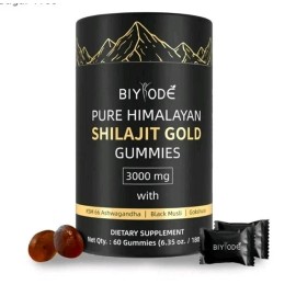 Pure Generic Pure Himalayan Shilajit Gummies Natural Daily Supplement 60 Gummies