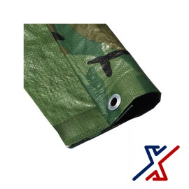 YOYZA 14 x 20 Green Camo Color 6 Mil Heavy Duty Tarp / Canopy by X1Tools/Tarps